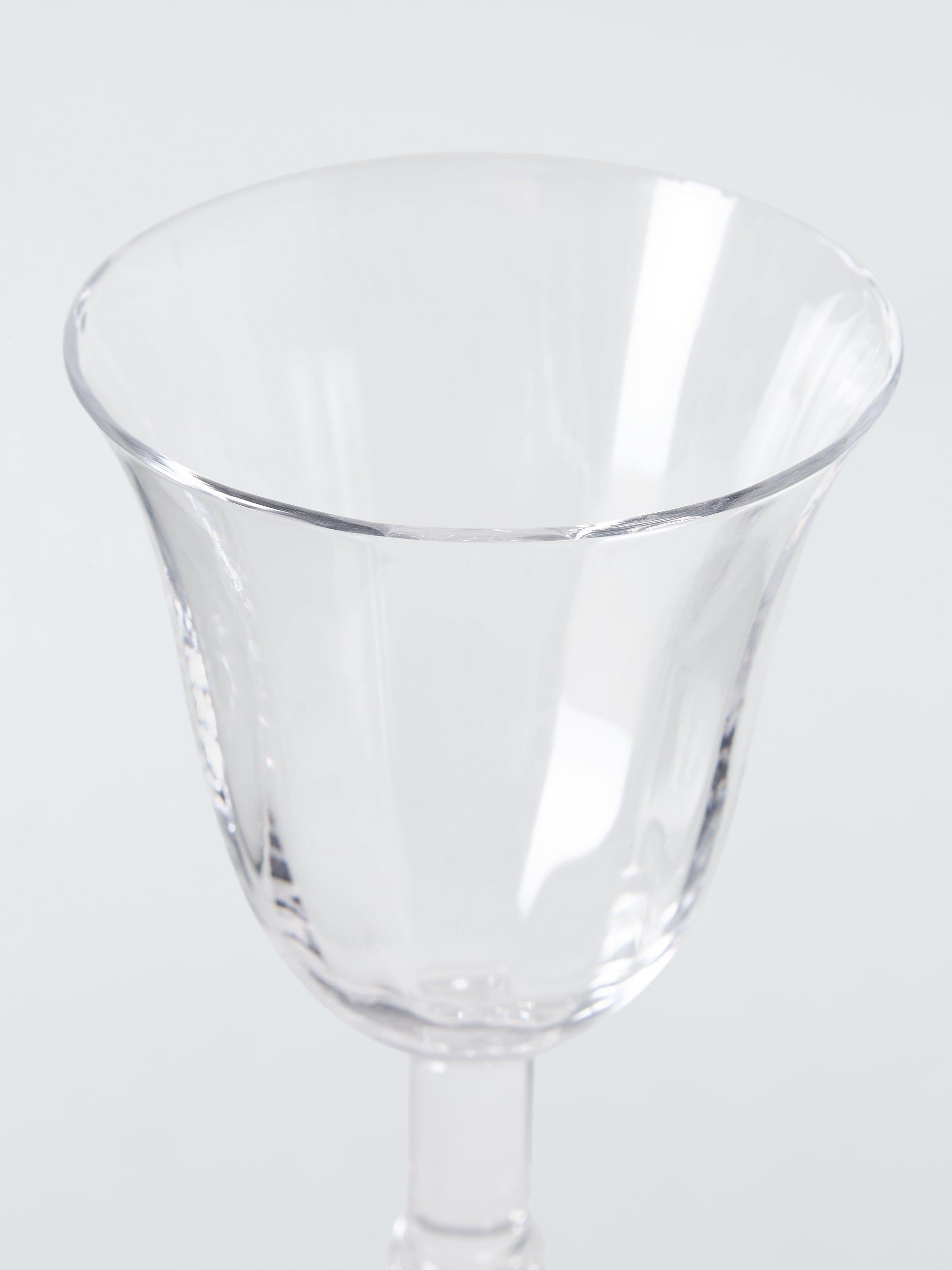 John Lewis vintage wine glass 190ml clear, UK version