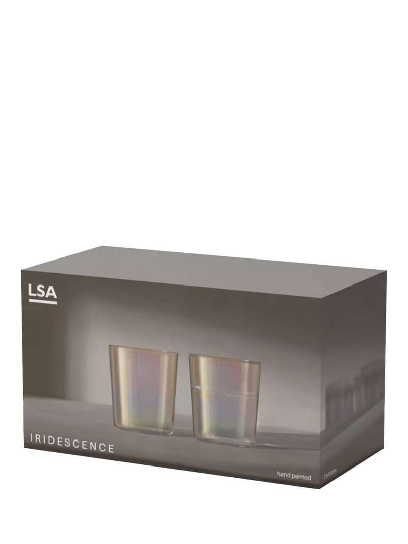 LSA Iridescence tumbler set 390ml imported from the UK