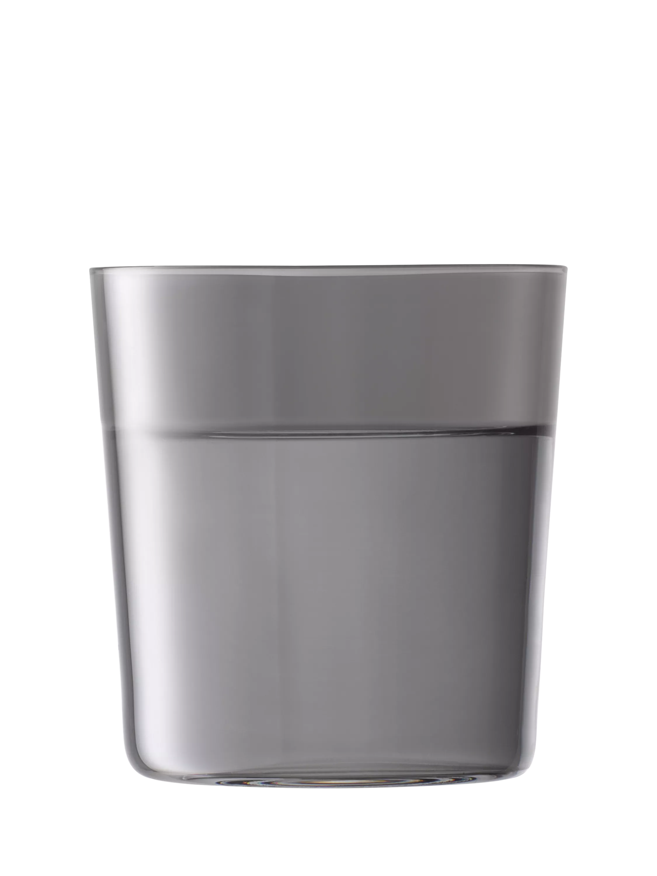 LSA International glass tumblers set of 2 grey 390ml, UK version