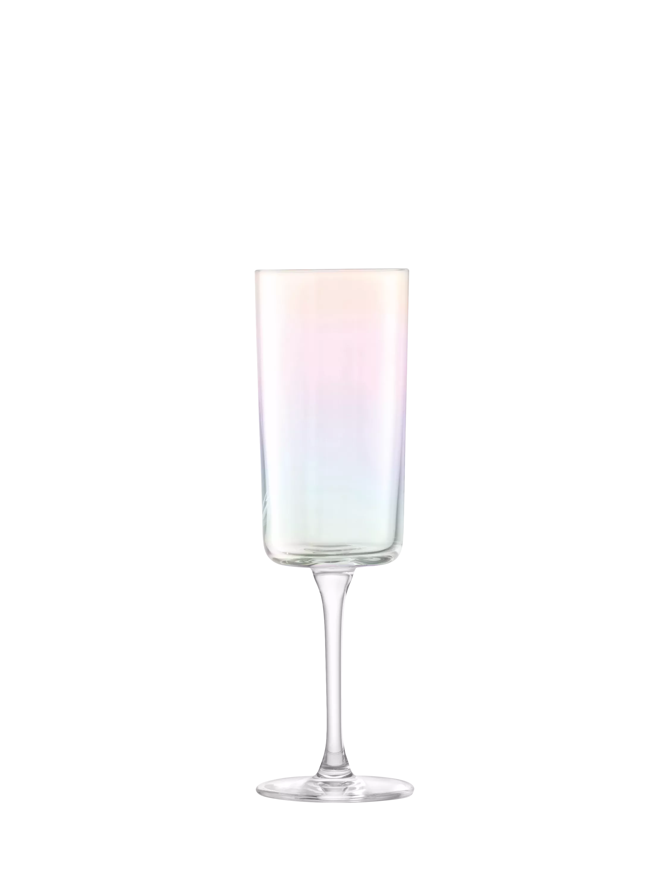 LSA International iridescent champagne flutes set of 2 (British brand)
