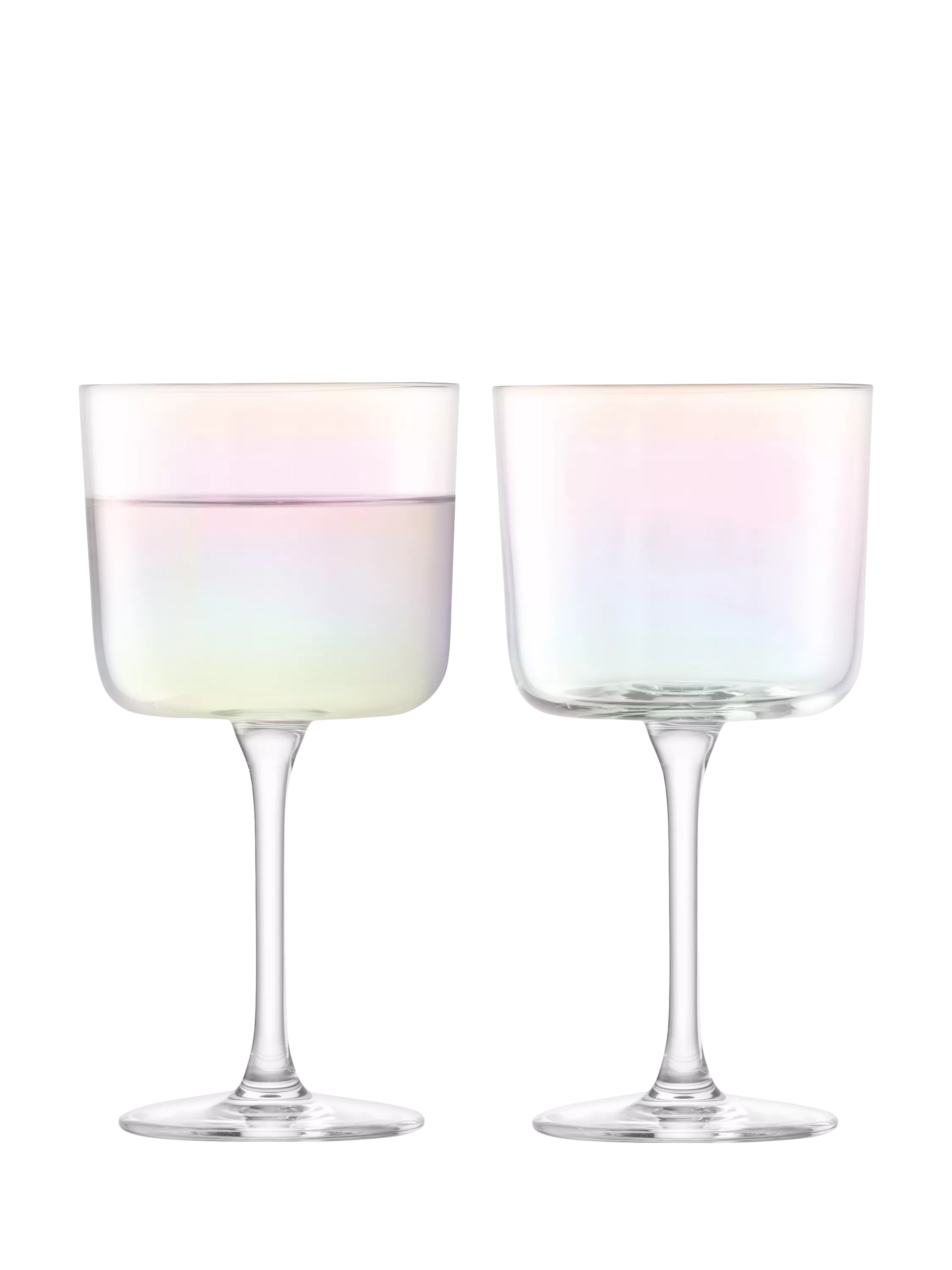 LSA International iridescent wine glasses 250ml - British product