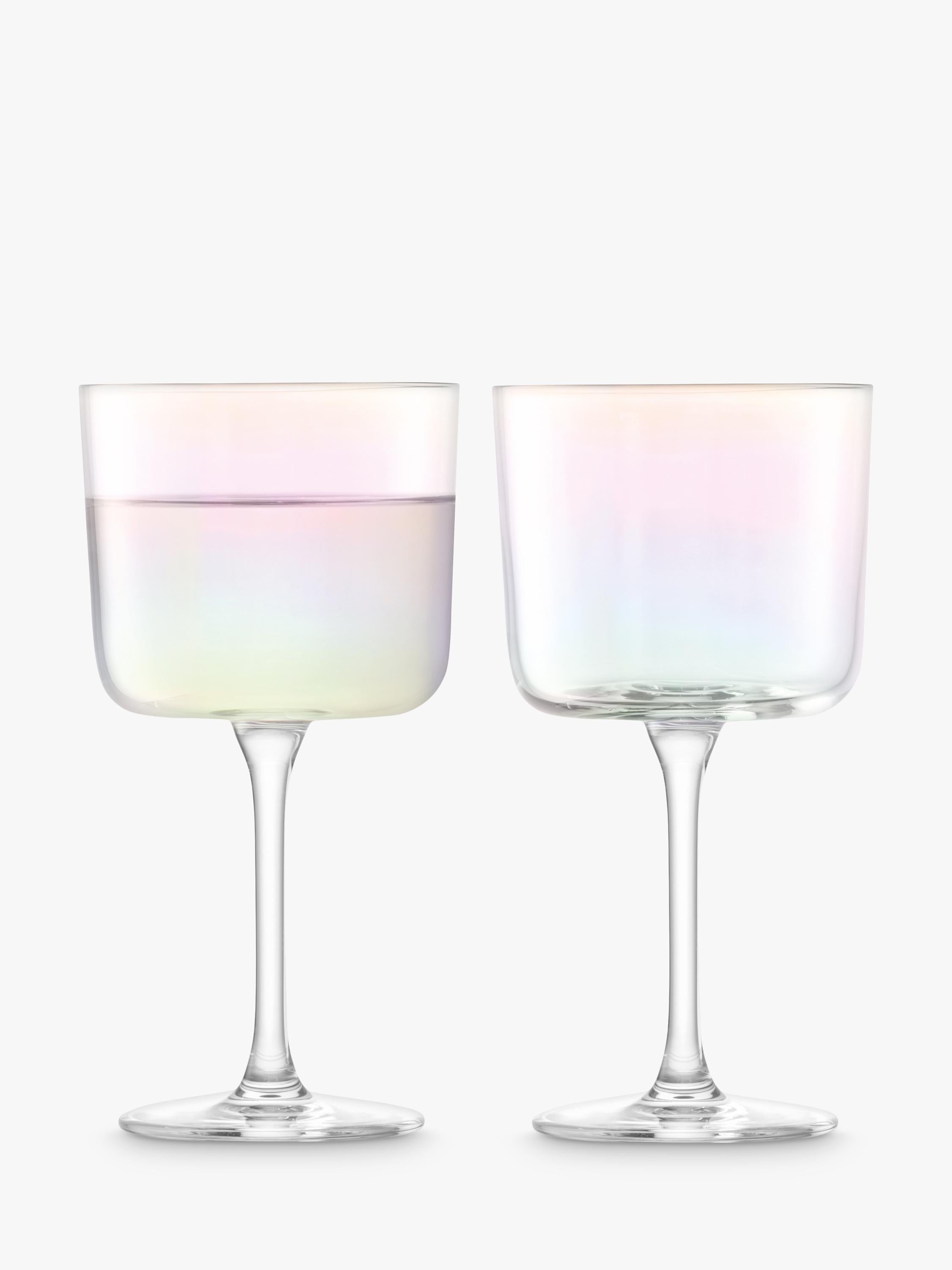 LSA International iridescent wine glasses 250ml - British product