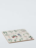 John Lewis and Deliciously Ella cork-backed placemat white, imported from the UK