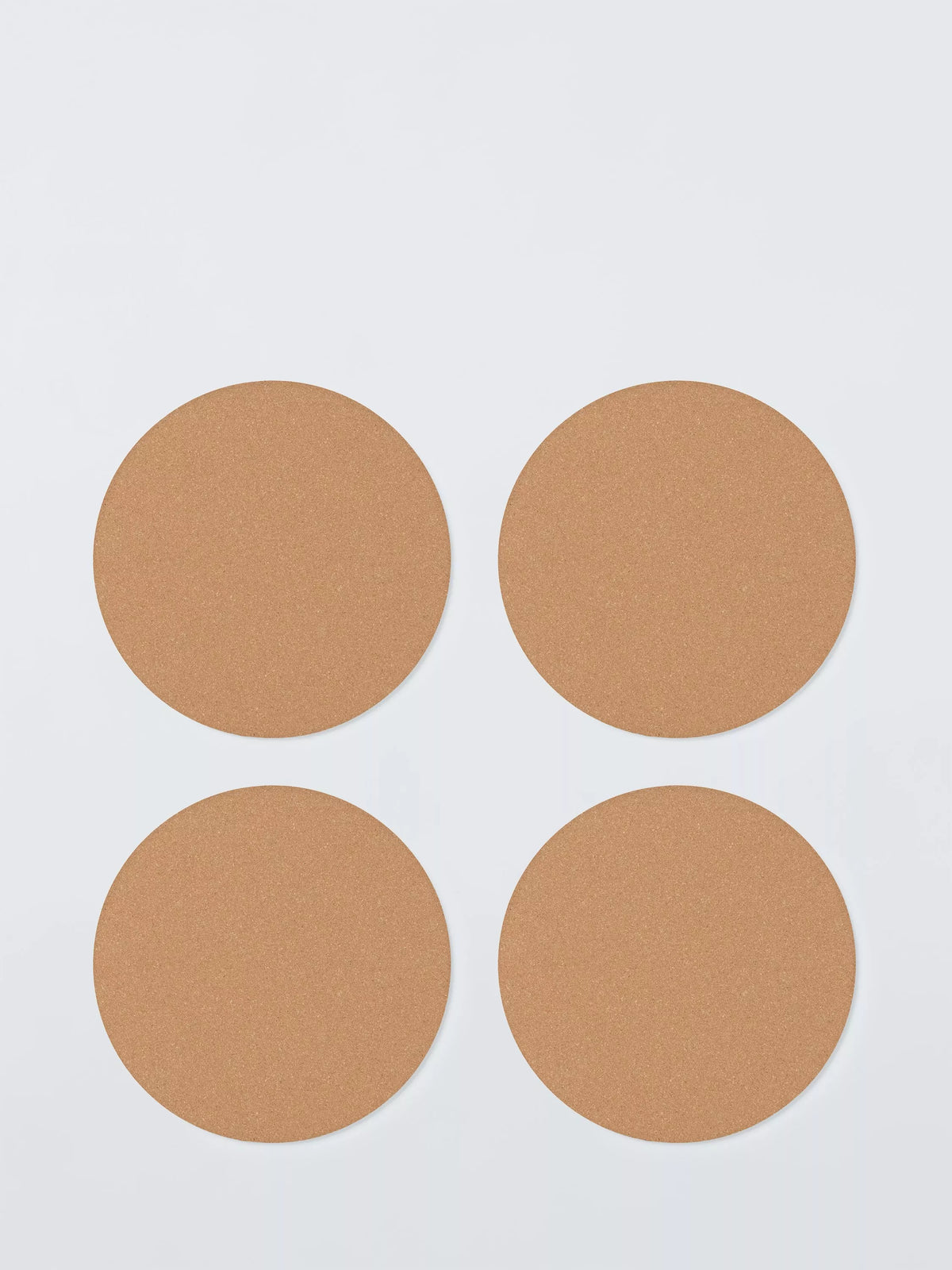 John Lewis Round Cork Placemat Set of 4 Natural, imported from the UK