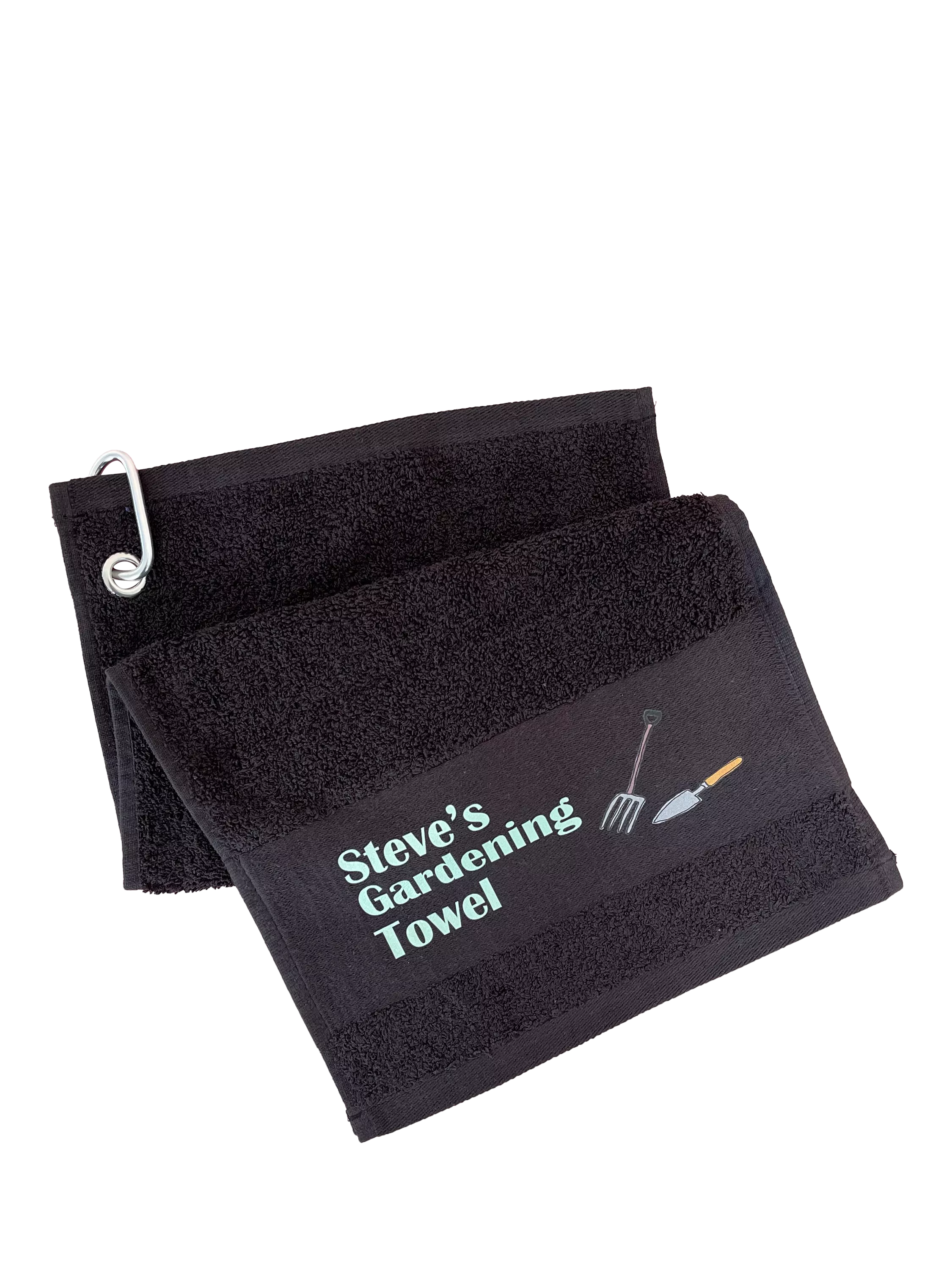 Solesmith personalised gardening hand towel, UK version