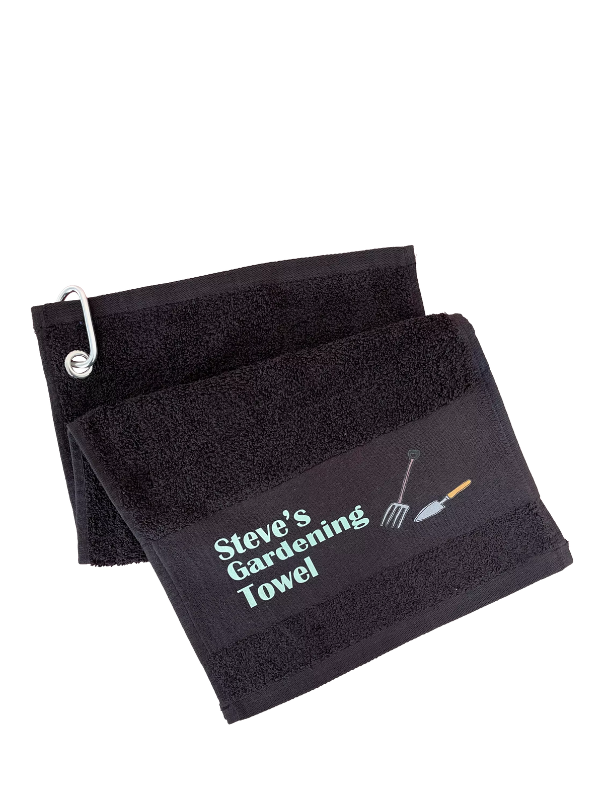 Solesmith personalised gardening hand towel, UK version