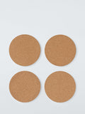 Cork Coaster Set Of 4 Natural