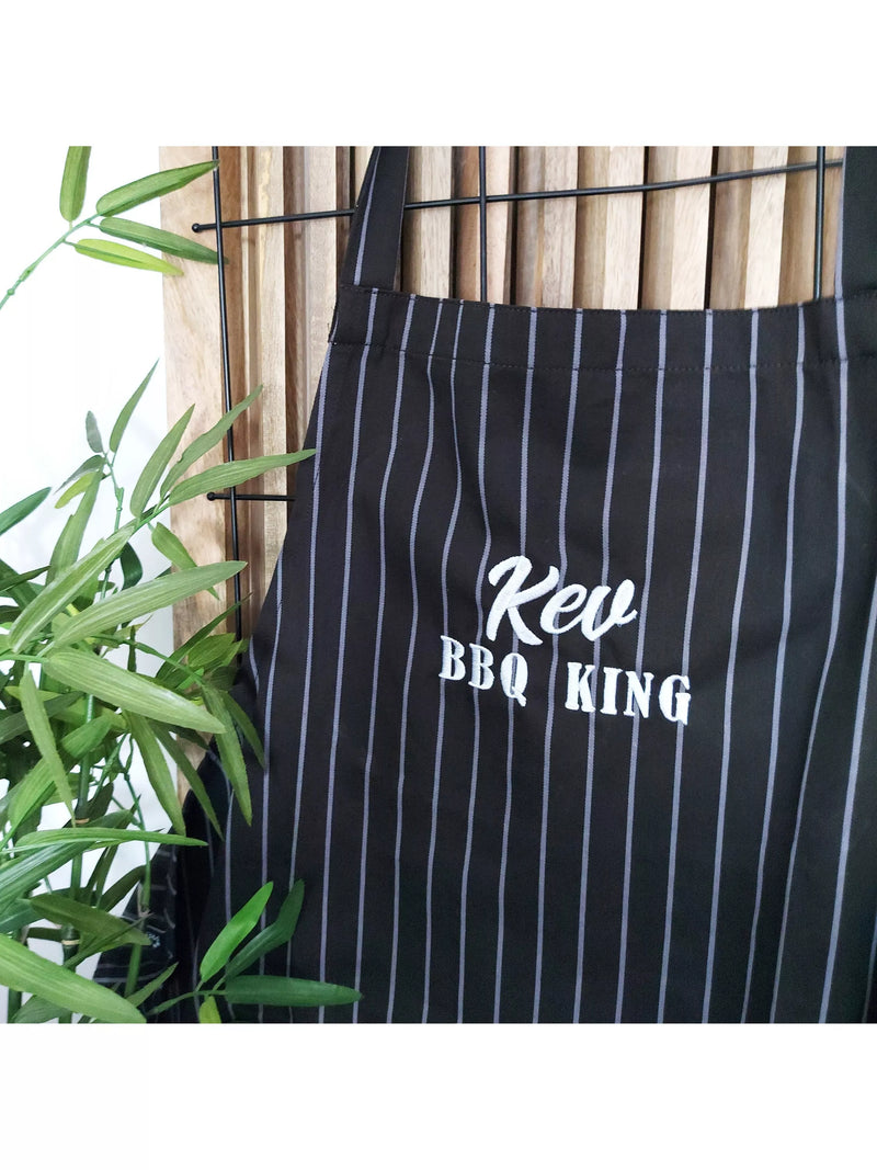 Solesmith BBQ King/Queen Personalised Apron One Size (British brand)