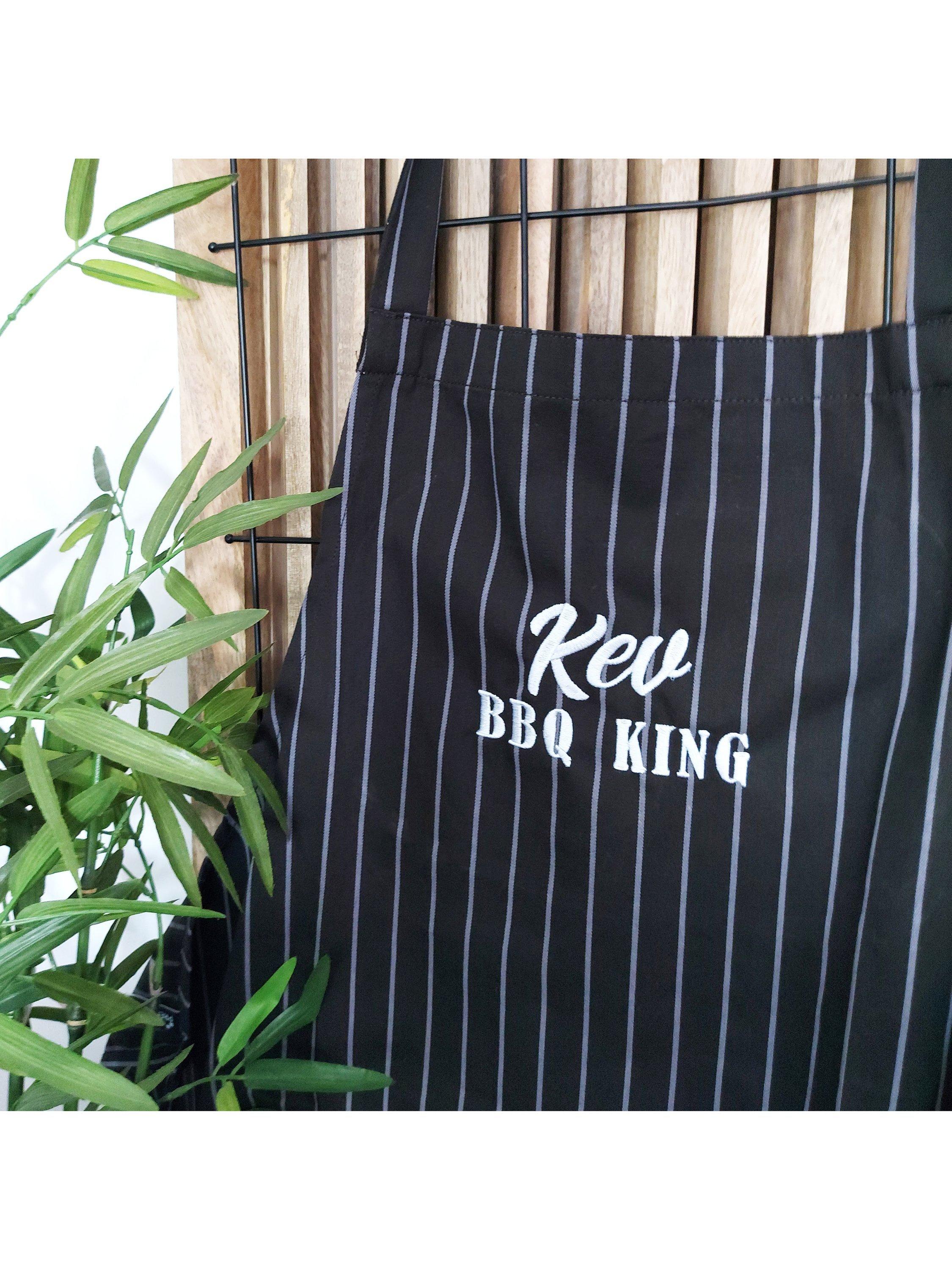 Solesmith BBQ King/Queen Personalised Apron One Size (British brand)