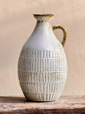 Nkuku large decorative ceramic jug in black (British brand)