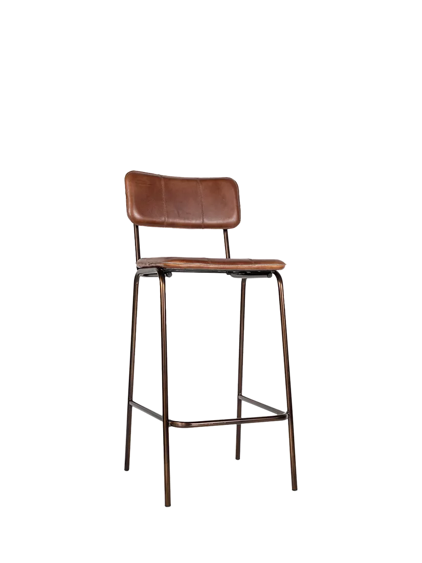 nkuku Ukari Leather Counter Chair