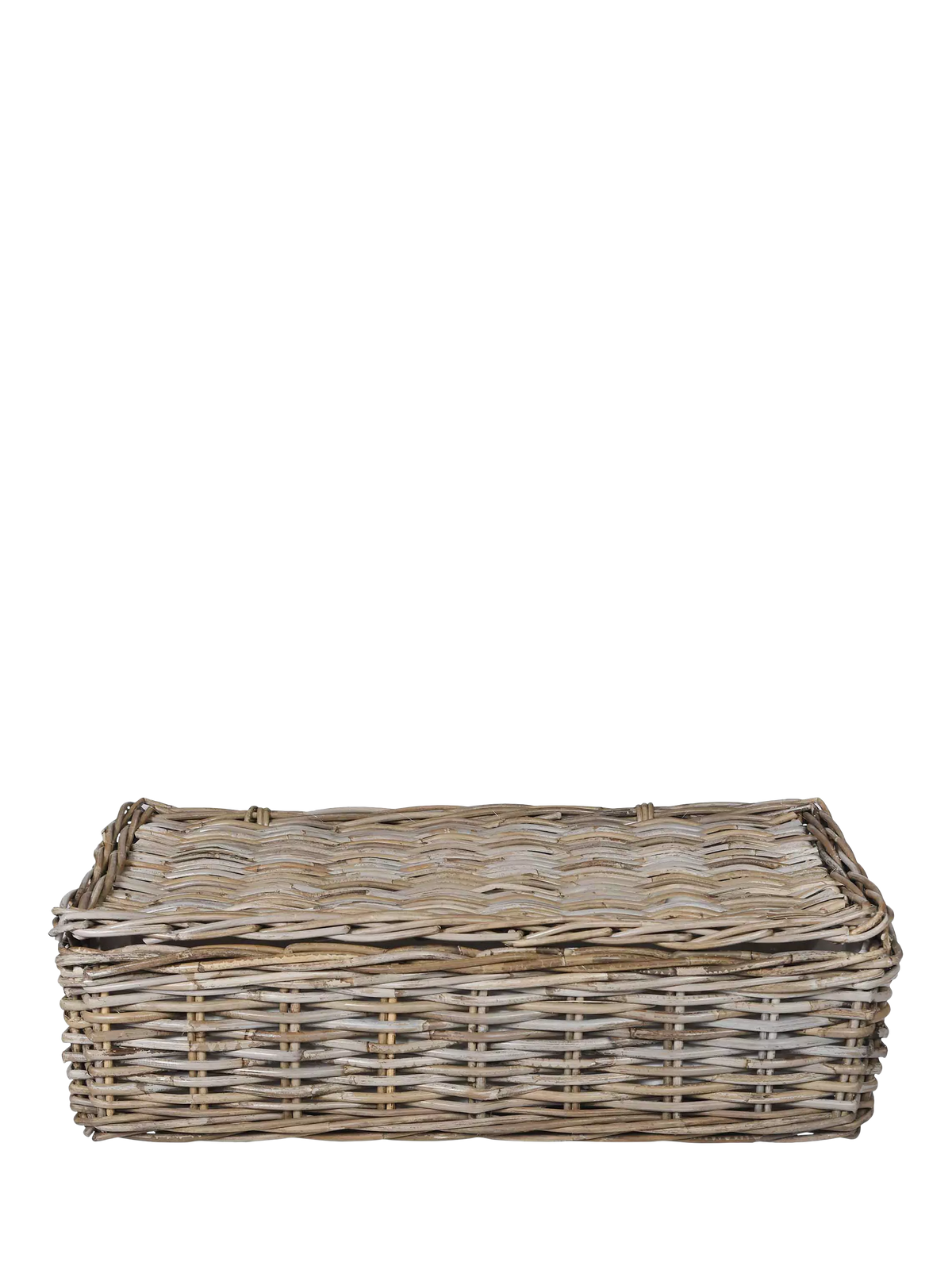 Garden Trading Bembridge natural rattan lidded basket - British product