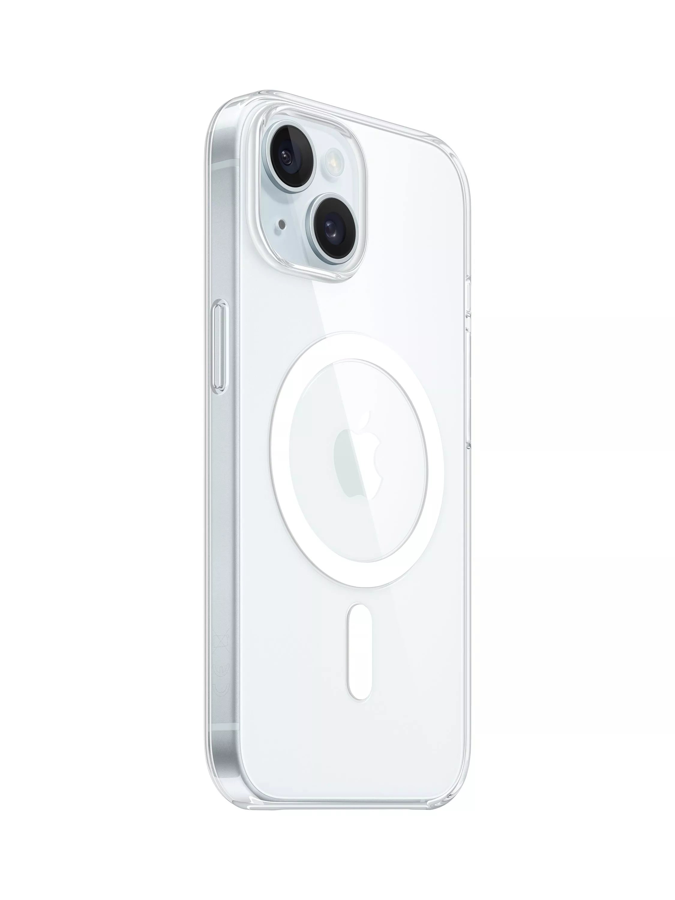 Apple clear case with MagSafe for iPhone 15, UK version