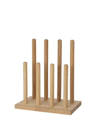 John Lewis Garden Trading Hambledon Oak Wood Welly Boot Stand, Natural- Buy online at McGrocer