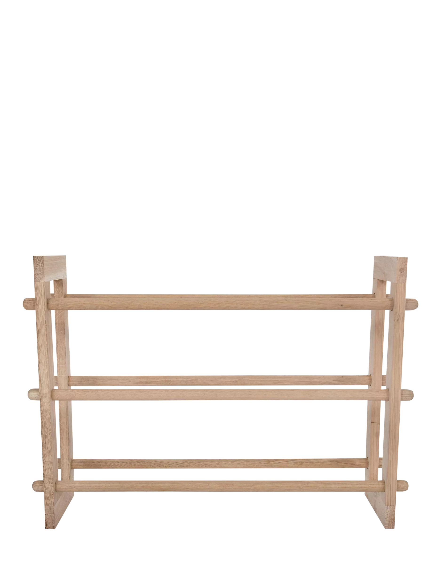 Garden Trading Hambledon oak wood shoe rack, UK version