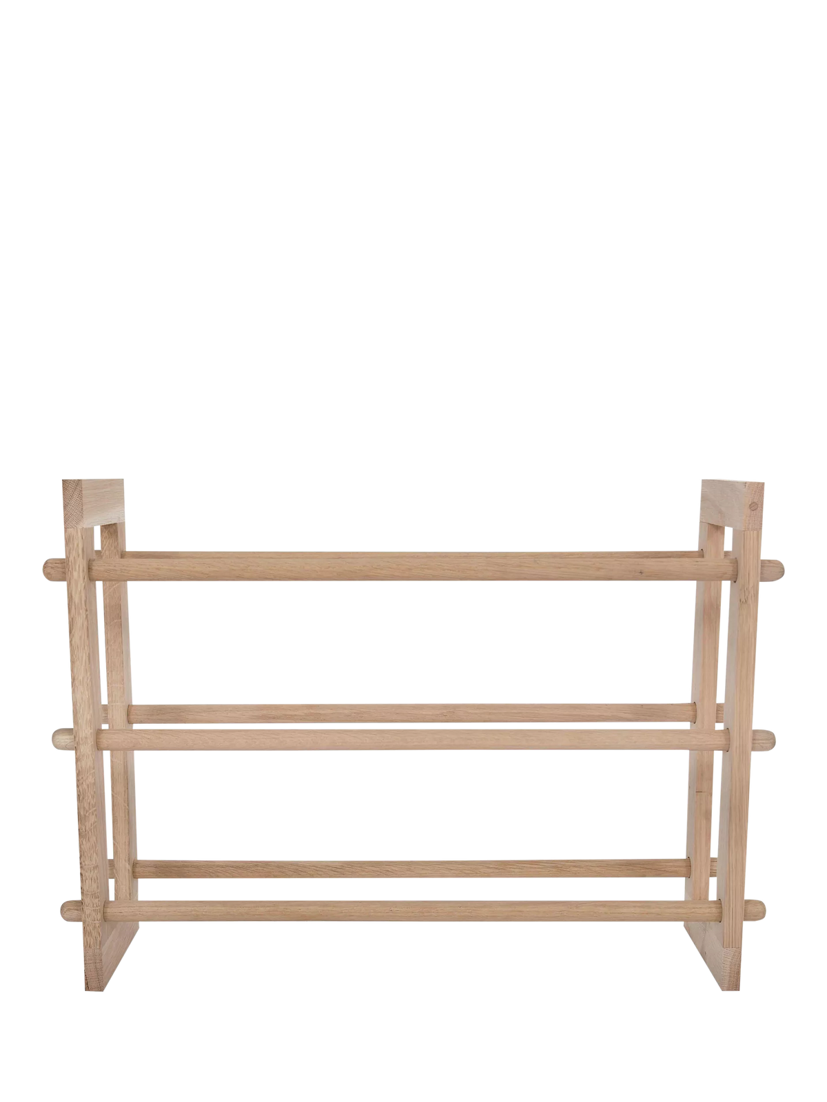 Garden Trading Hambledon oak wood shoe rack, UK version