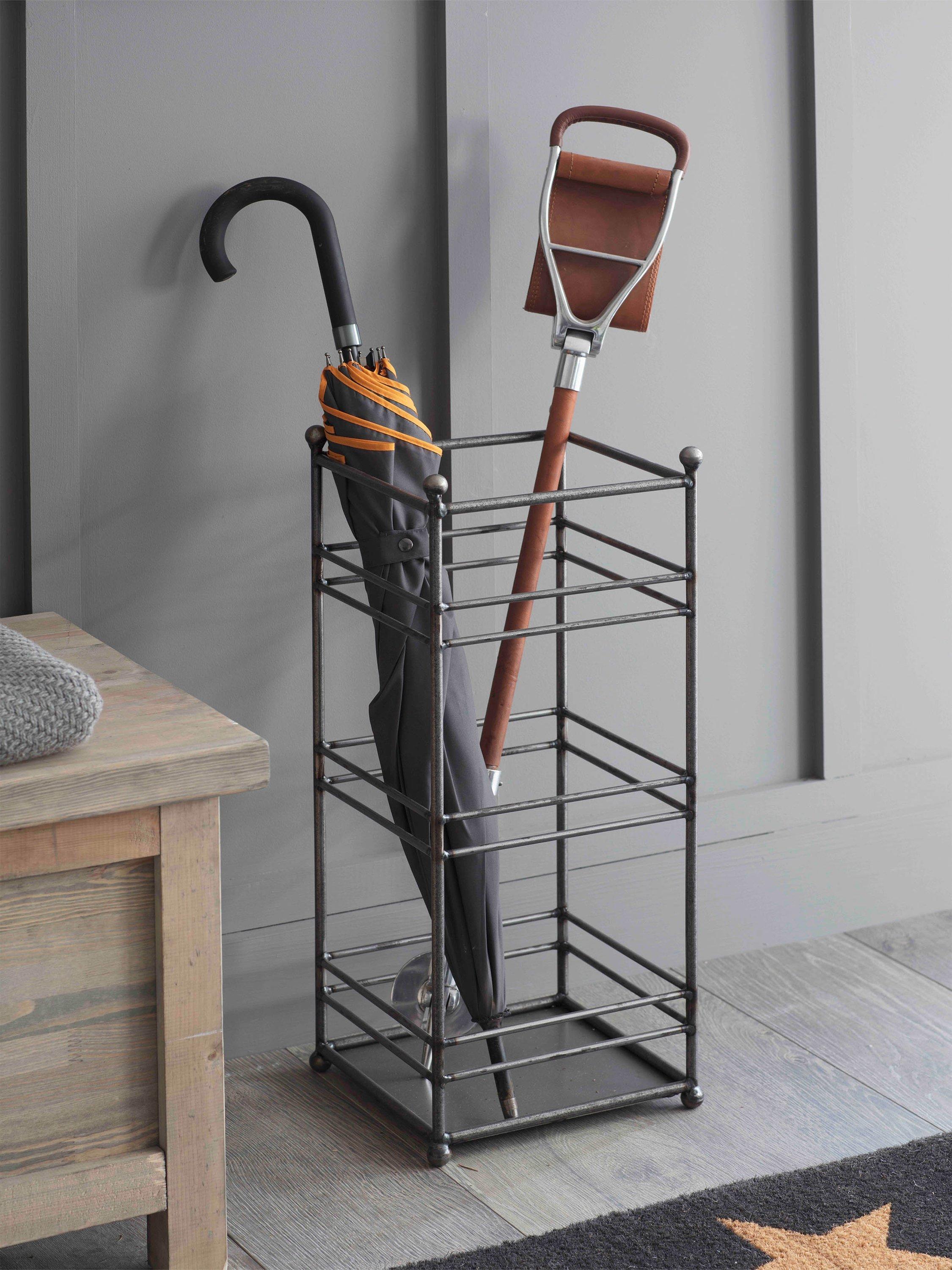 Garden Trading Farringdon metal umbrella stand dark grey (British brand)