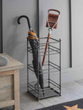 Garden Trading Farringdon metal umbrella stand dark grey (British brand)