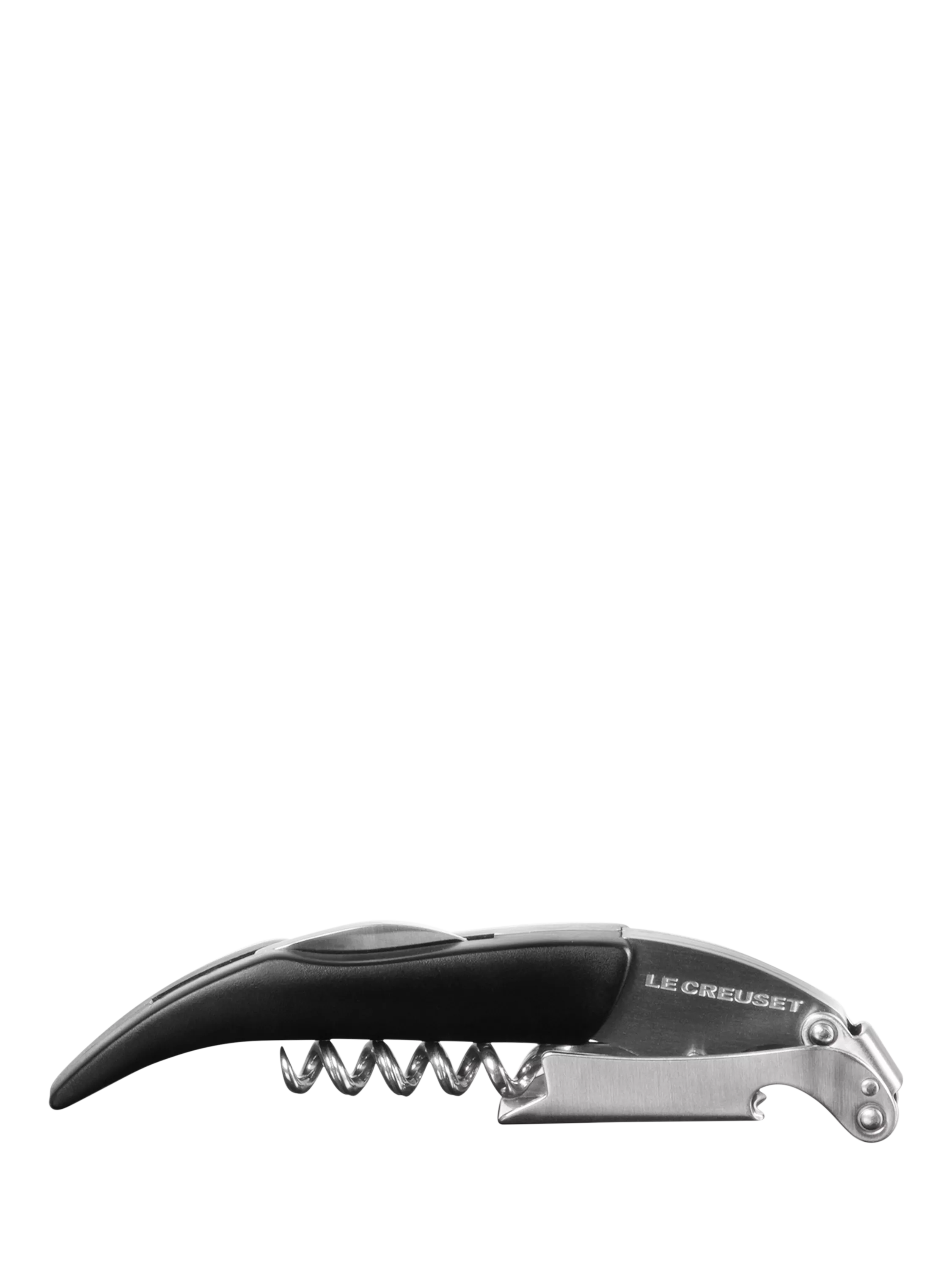 Le Creuset waiter's friend corkscrew shiny black (British brand)