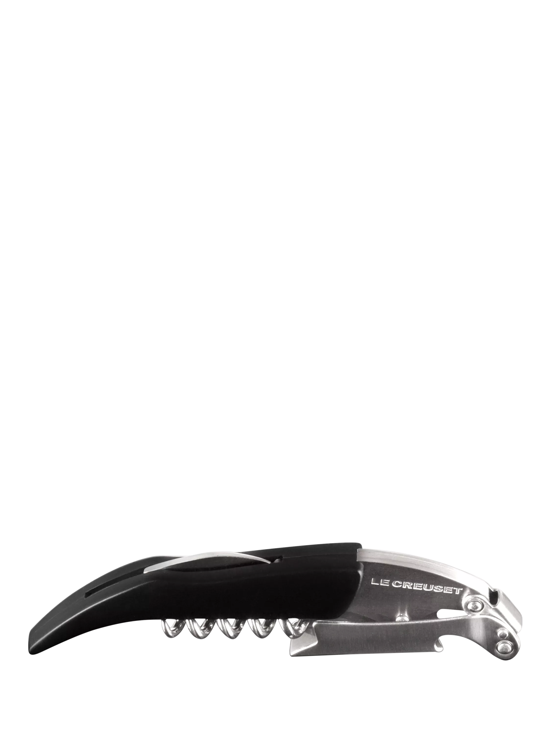 Le Creuset waiter's friend corkscrew shiny black (British brand)