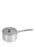 Le Creuset 3-Ply Stainless Steel Pan and Lid Set, 4 Piece, UK version