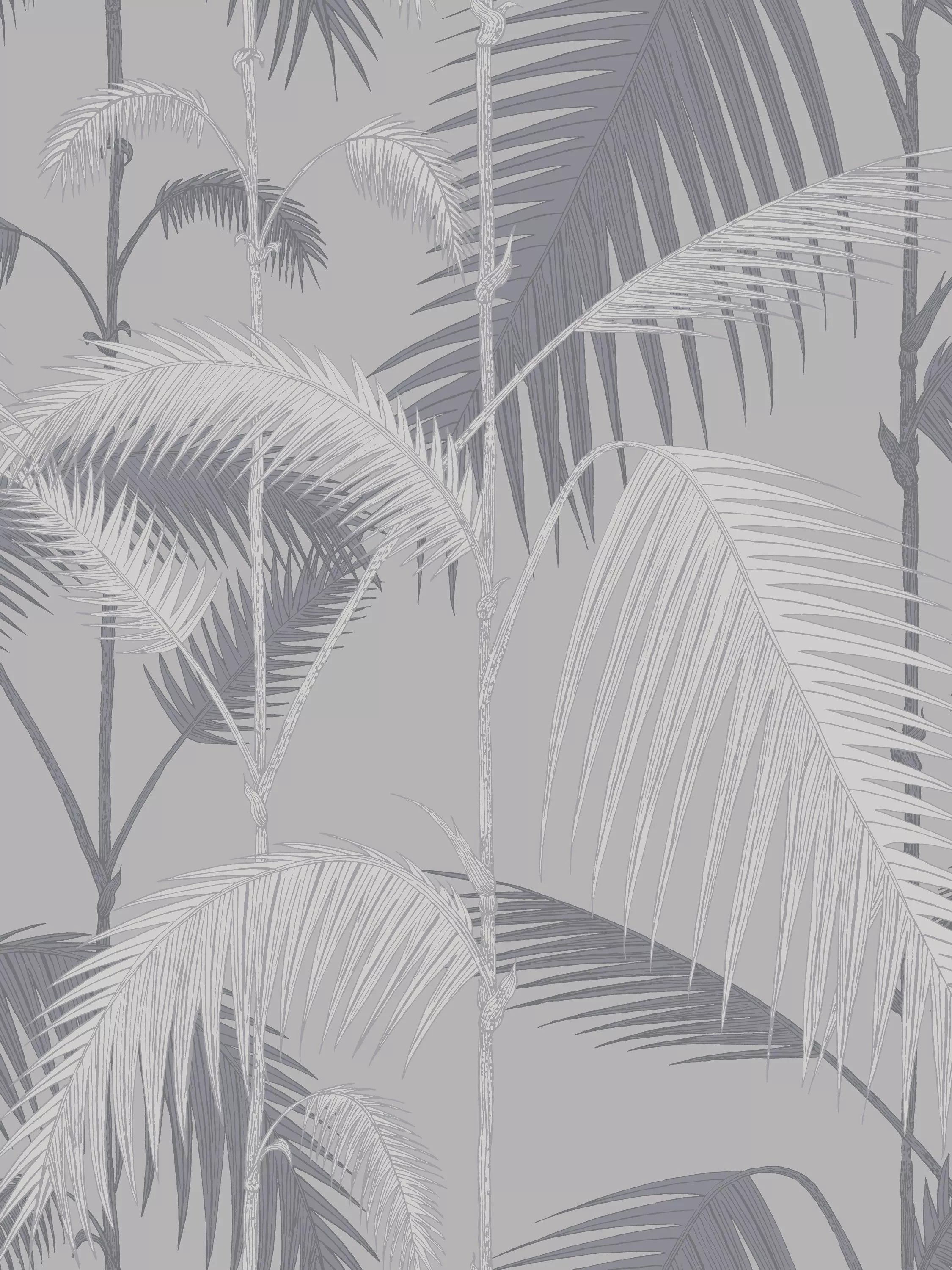 Cole & Son Palm Jungle Wallpaper, Heath Green/Metal 95/1007