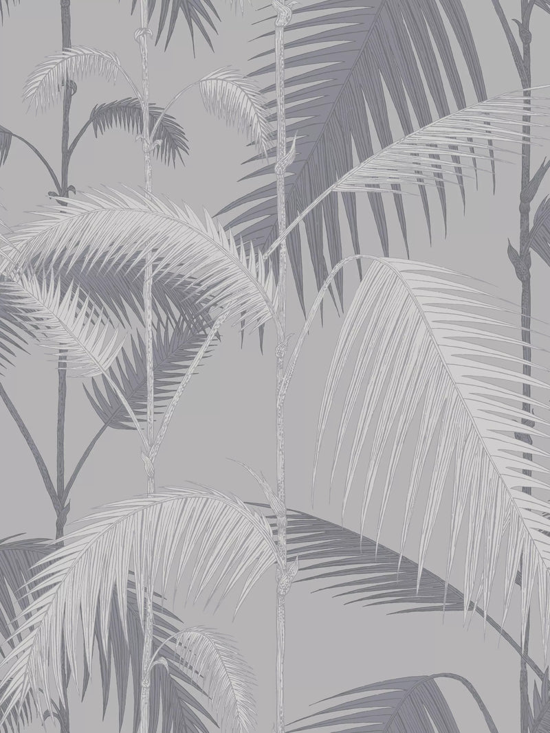 Cole & Son Palm Jungle Wallpaper, Heath Green/Metal 95/1007