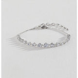 Revere sterling silver cubic zirconia bracelet, UK version