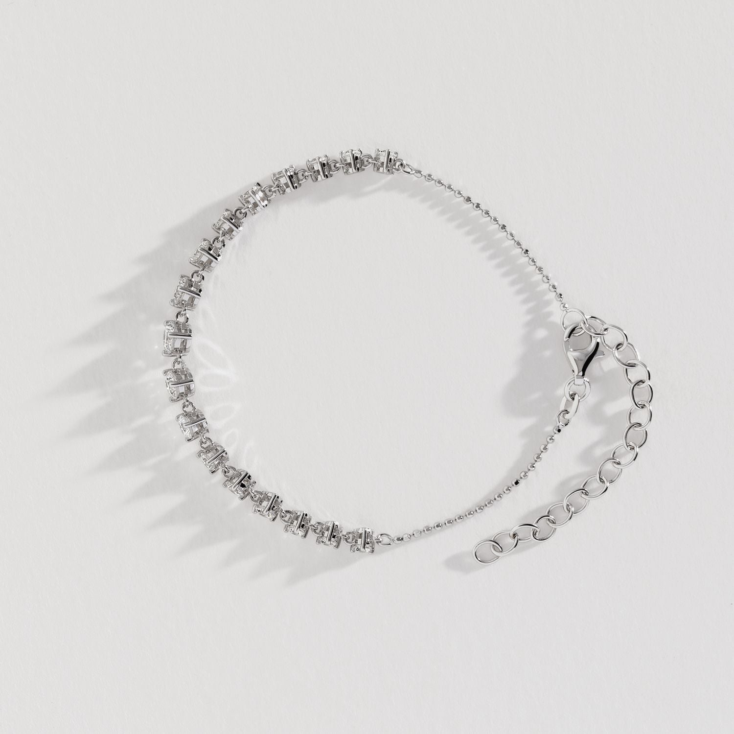 Revere sterling silver cubic zirconia bracelet, UK version