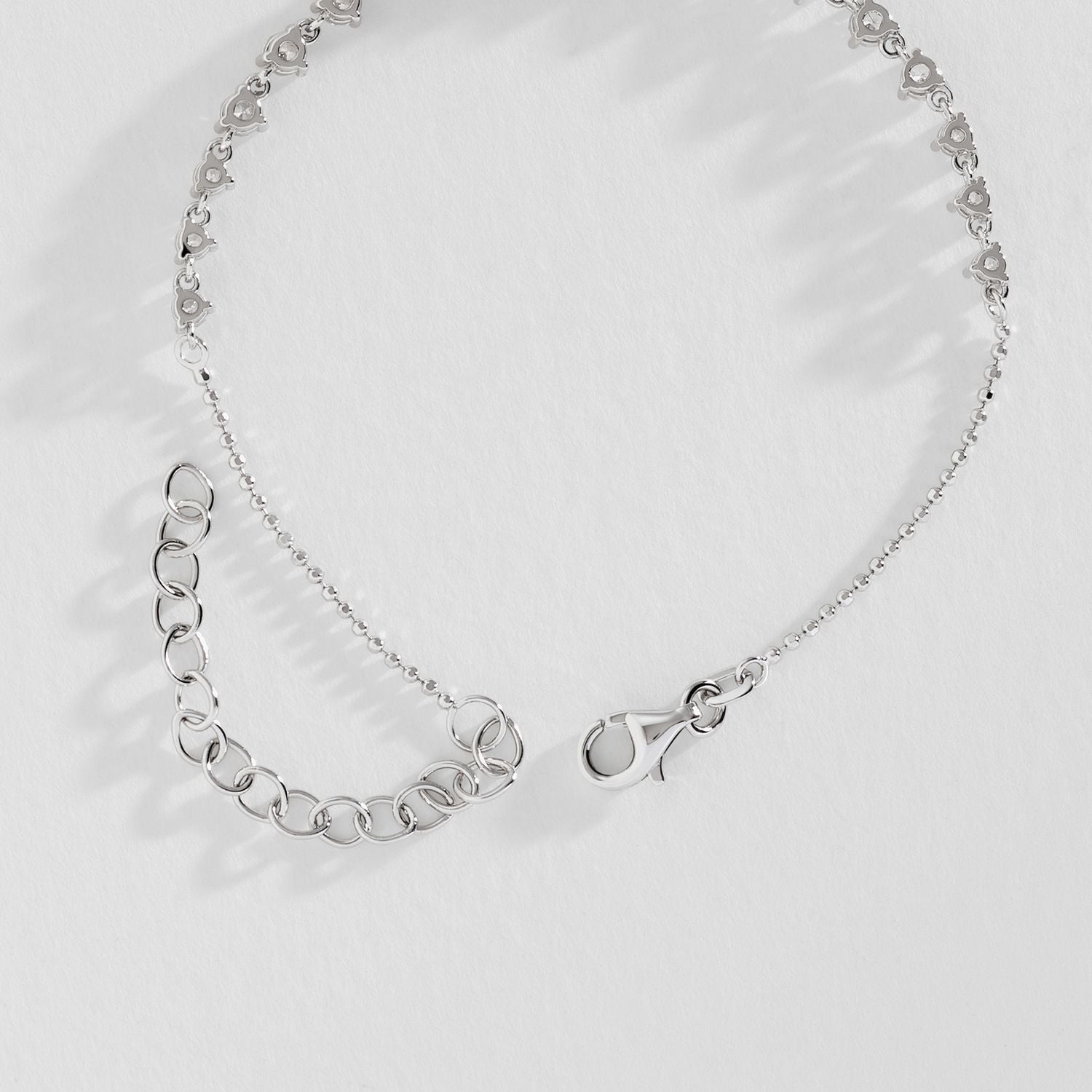 Revere sterling silver cubic zirconia bracelet, UK version