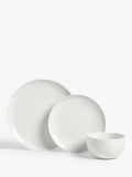 John Lewis dinnerware set 12 piece white, imported from the UK