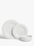 John Lewis Dine Rim Porcelain dinnerware set 12 piece, UK version