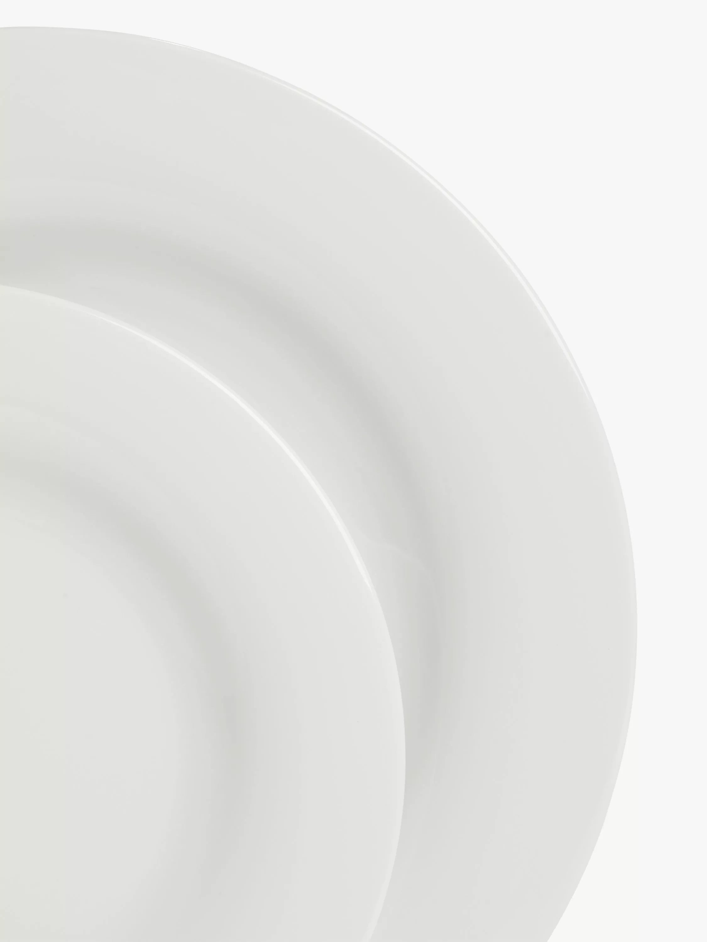 John Lewis Dine Rim Porcelain dinnerware set 12 piece, UK version