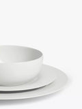 John Lewis Dine Rim Porcelain dinnerware set 12 piece, UK version
