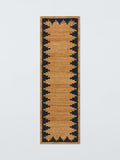 John Lewis stepped chevron hand woven jute rug 120x180cm, imported from the UK
