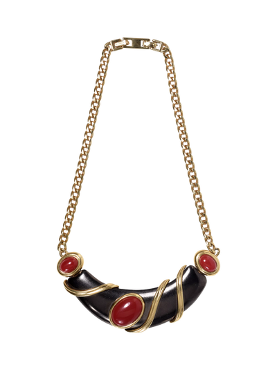 John Lewis Eclectica Pre-Loved Monet Bib Statement Necklace 46cm- Buy online at McGrocer