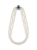 Eclectica pre-loved faux pearl crystal collar necklace, UK version