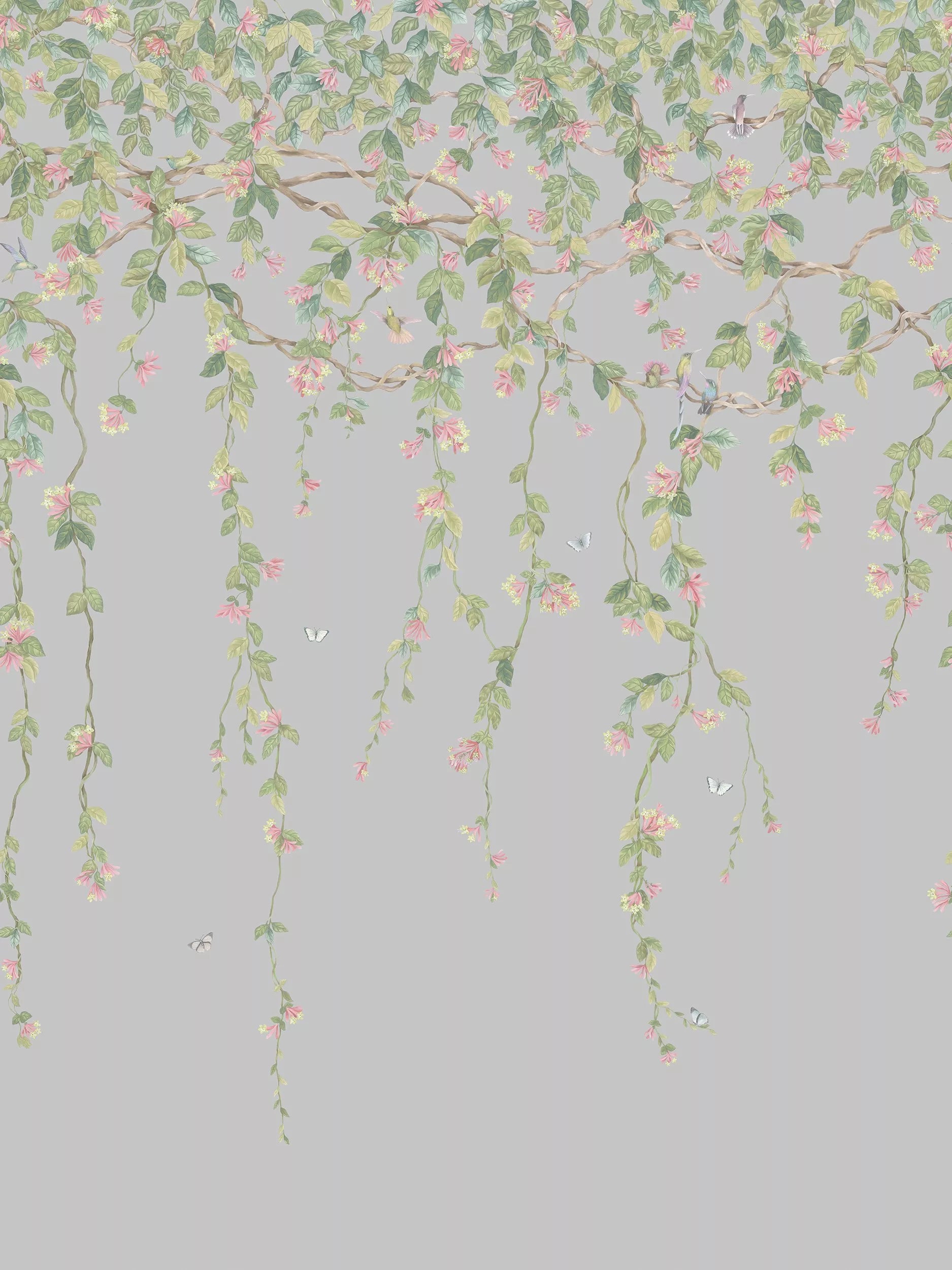 Cole & Son Kolibris Flora Tapetenpaneel 2,1 m