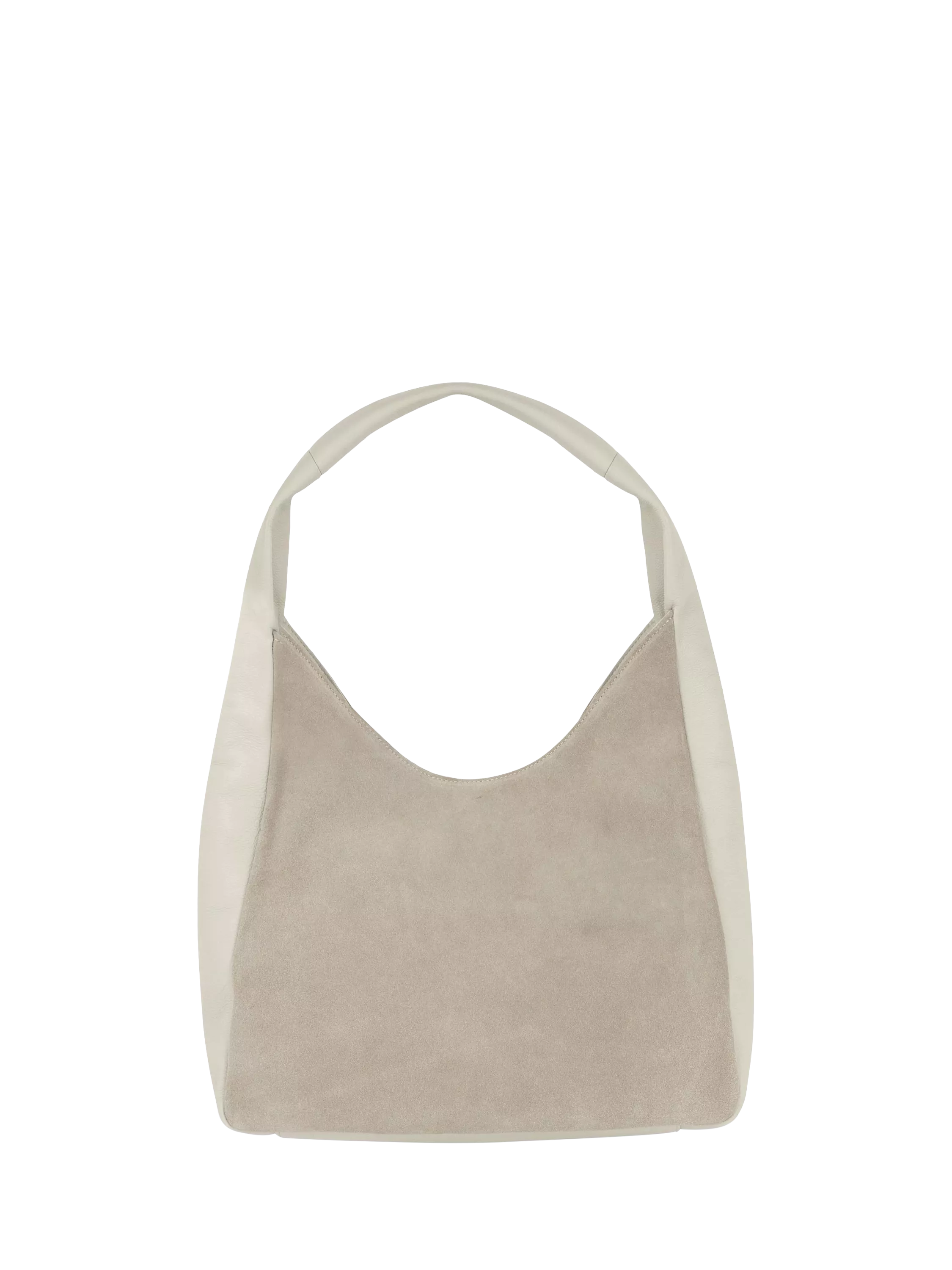 Apatchy London Henry suede and leather hobo bag - British product