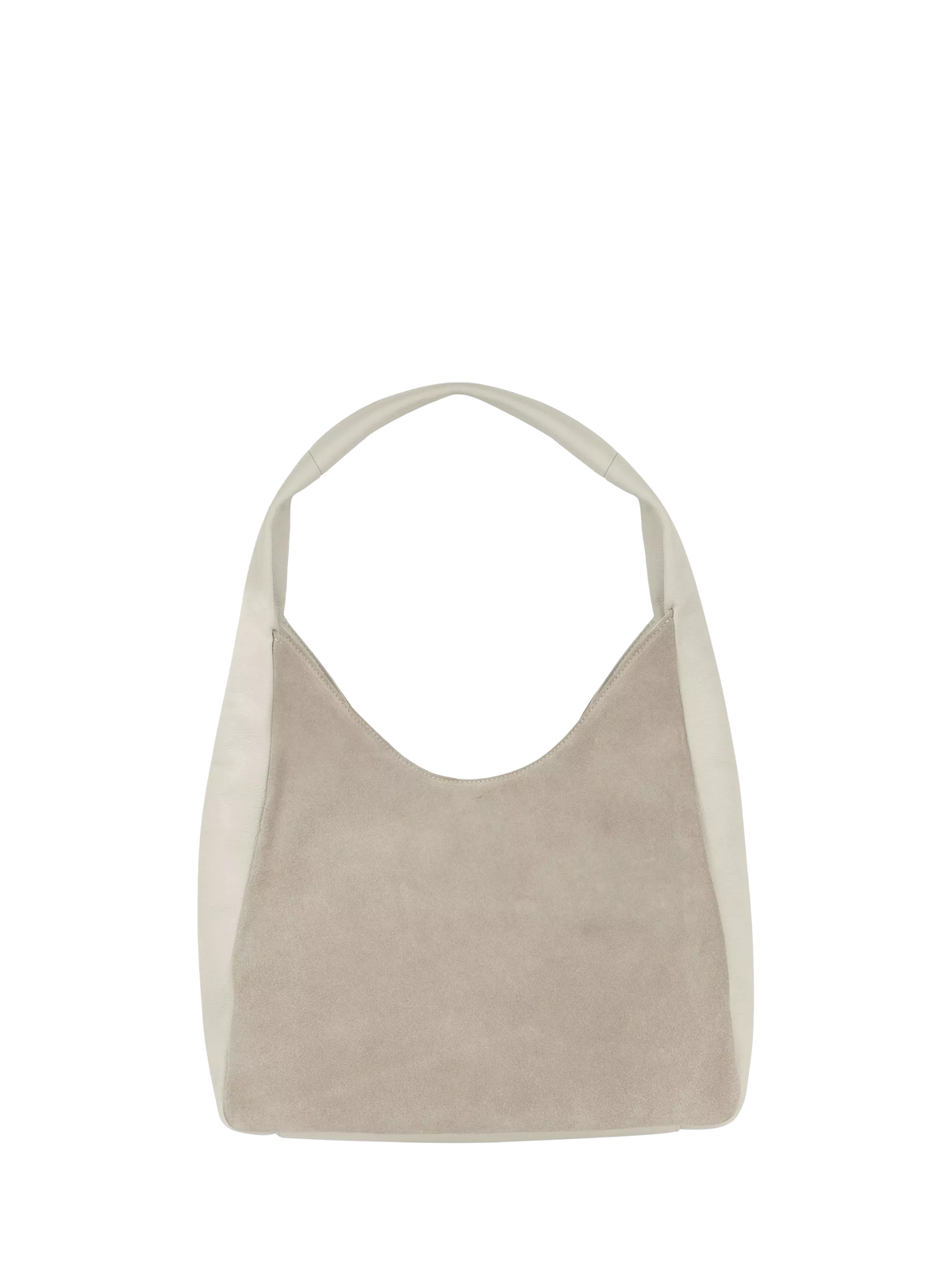 Apatchy London Henry suede and leather hobo bag - British product