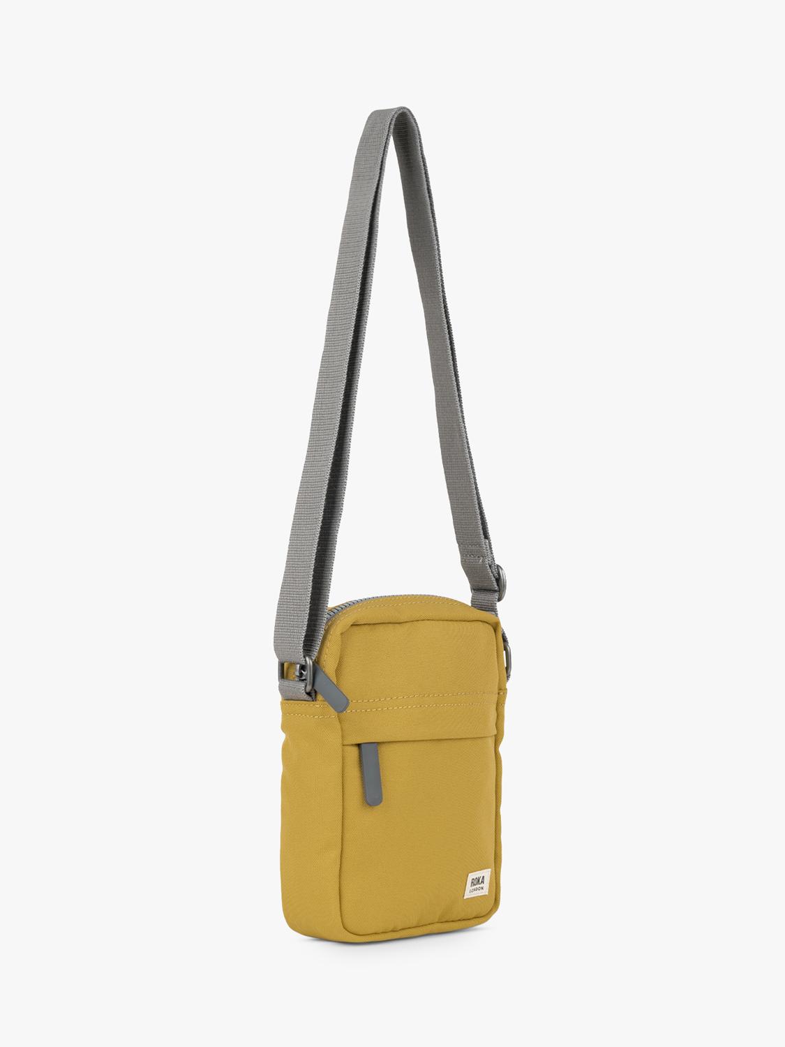 ROKA London Bond Umhängetasche aus recyceltem Canvas, 1,5 L - Britisches Produkt