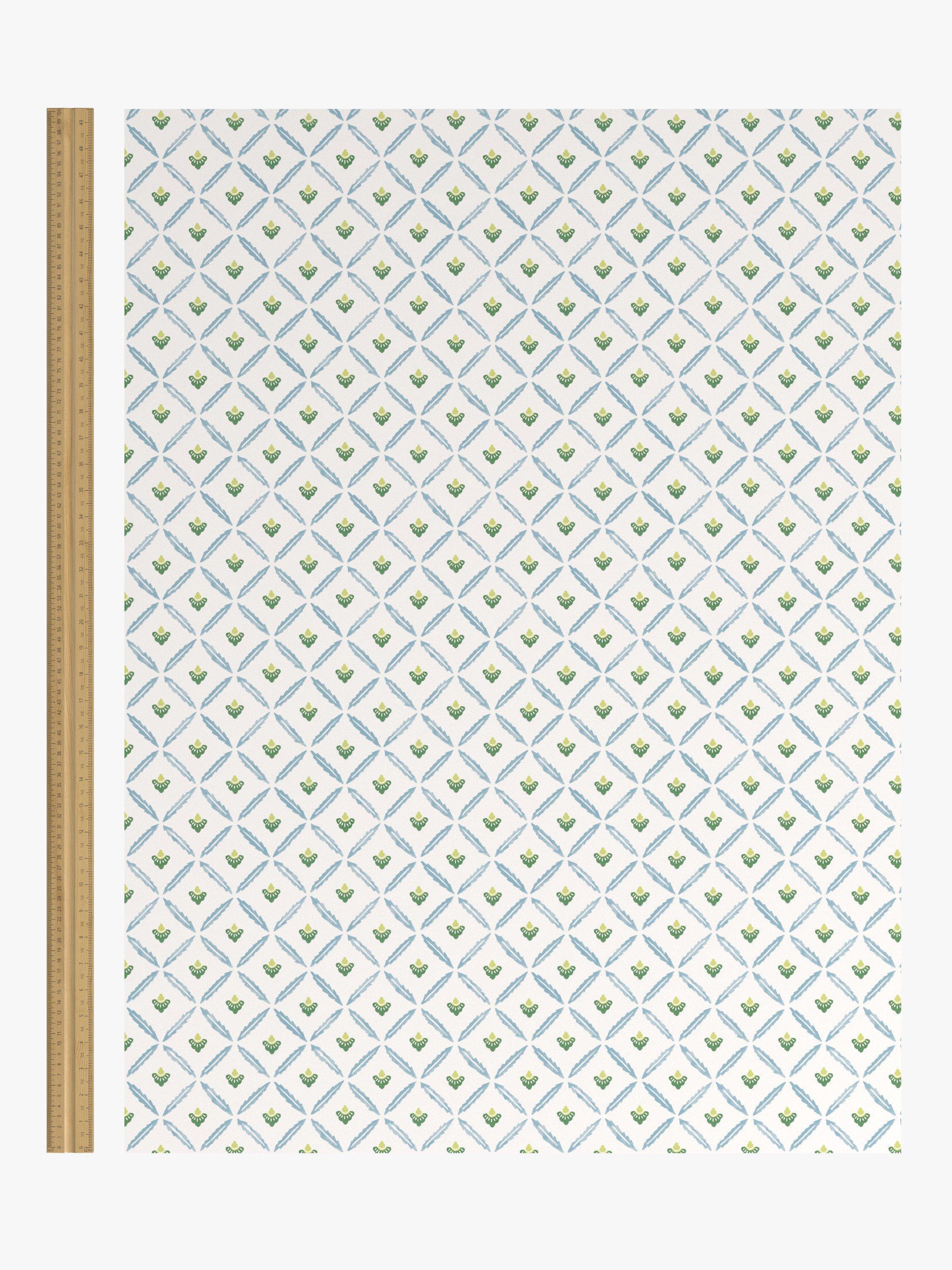 John Lewis Wallpaper Ayla Trellis Floral Pattern, UK version