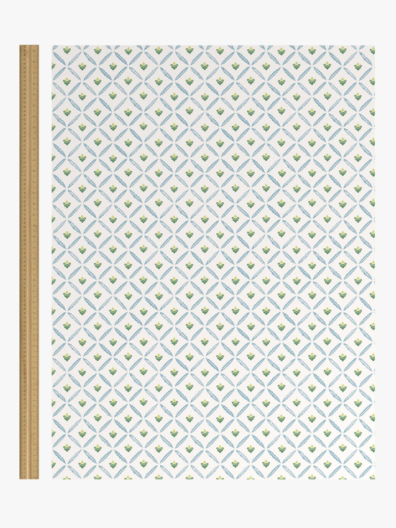 John Lewis Wallpaper Ayla Trellis Floral Pattern, UK version