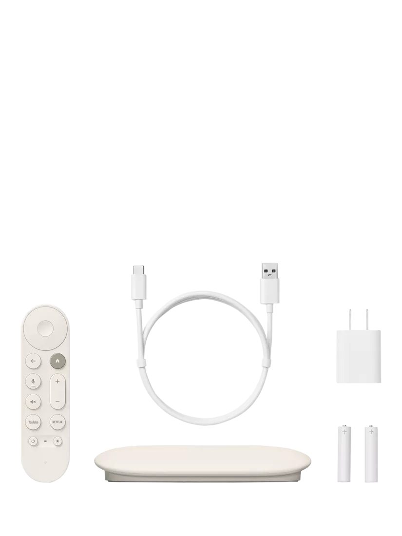 Google TV Streamer 4K Light Porcelain, imported from the UK