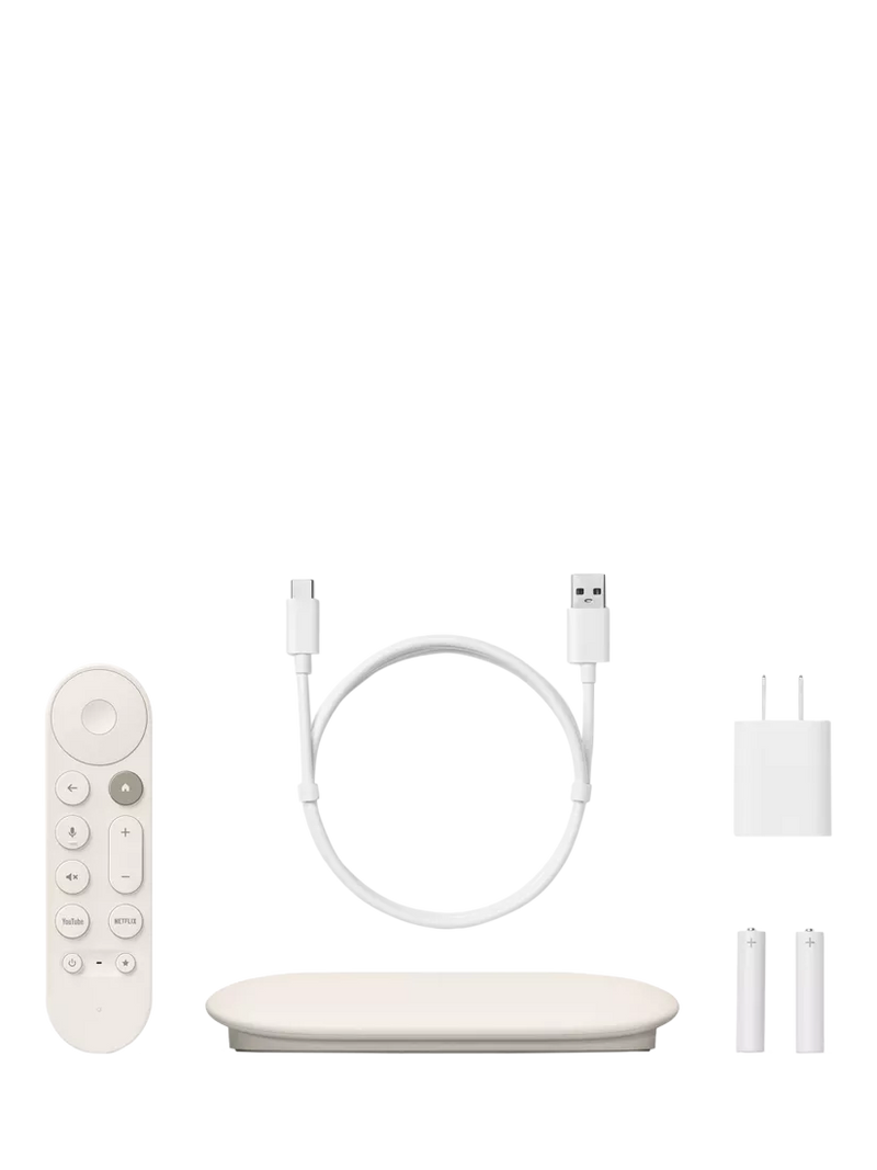 Google TV Streamer 4K Light Porcelain, imported from the UK