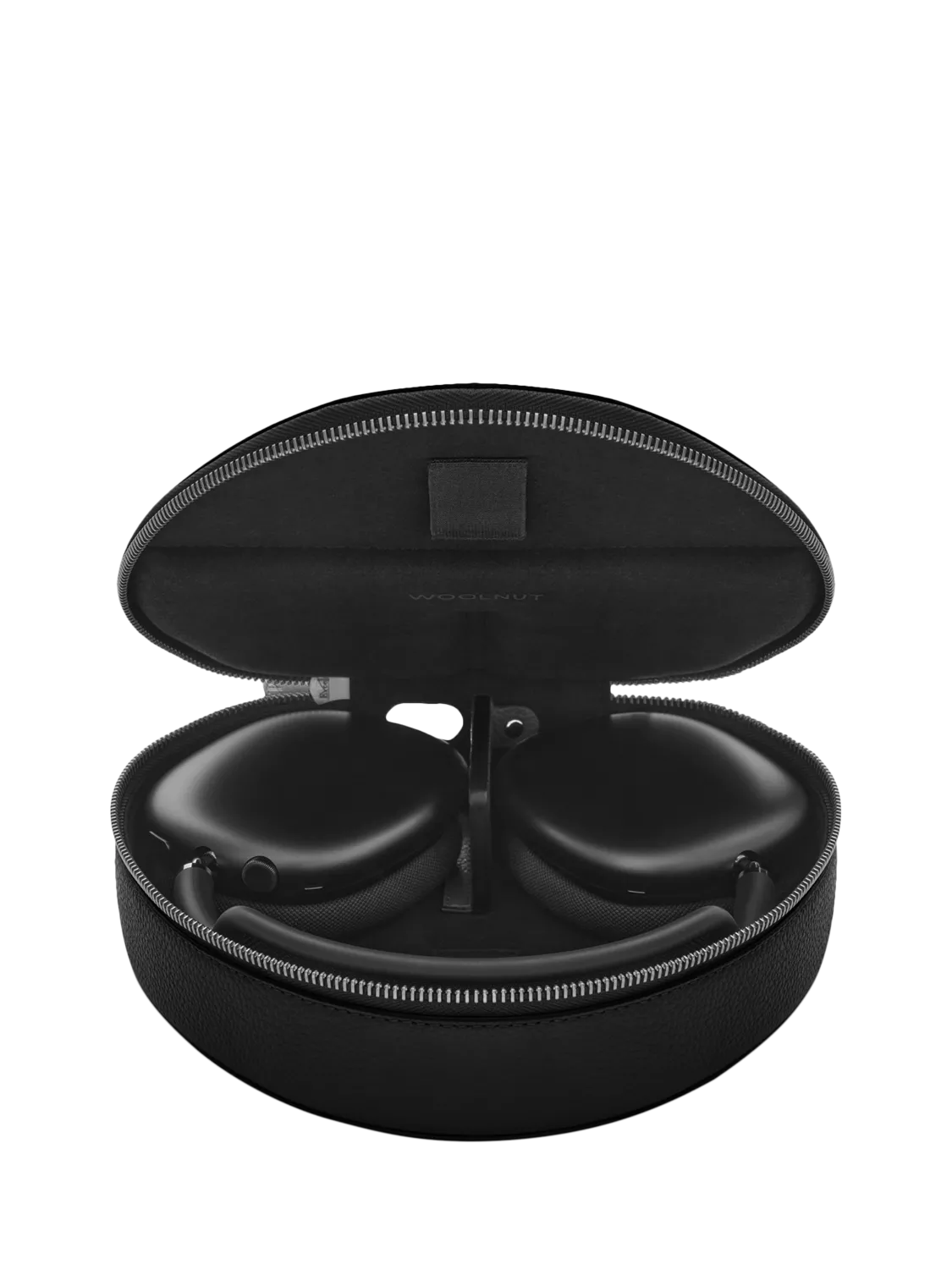 WOOLNUT leather case for AirPods Max in Black, UK version