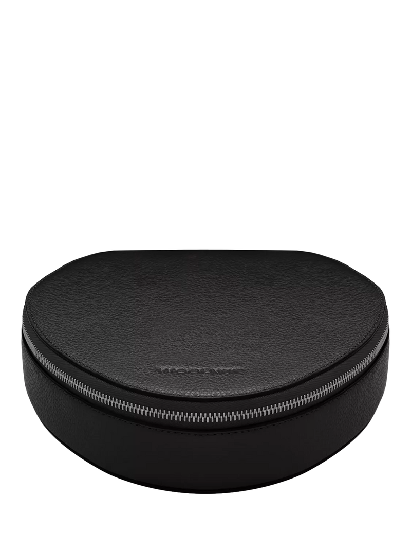 WOOLNUT leather case for AirPods Max in Black, UK version