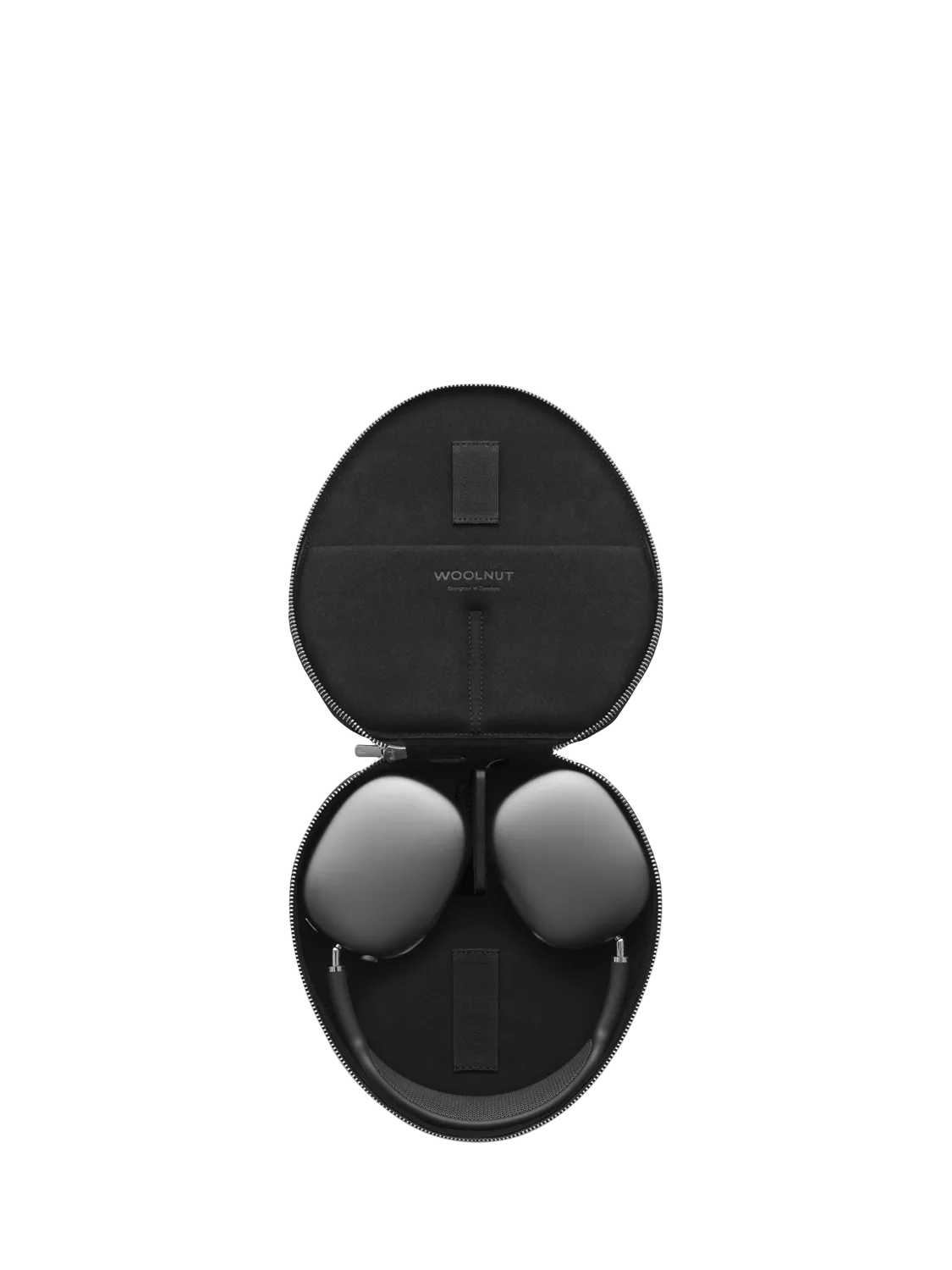 WOOLNUT leather case for AirPods Max in Black, UK version
