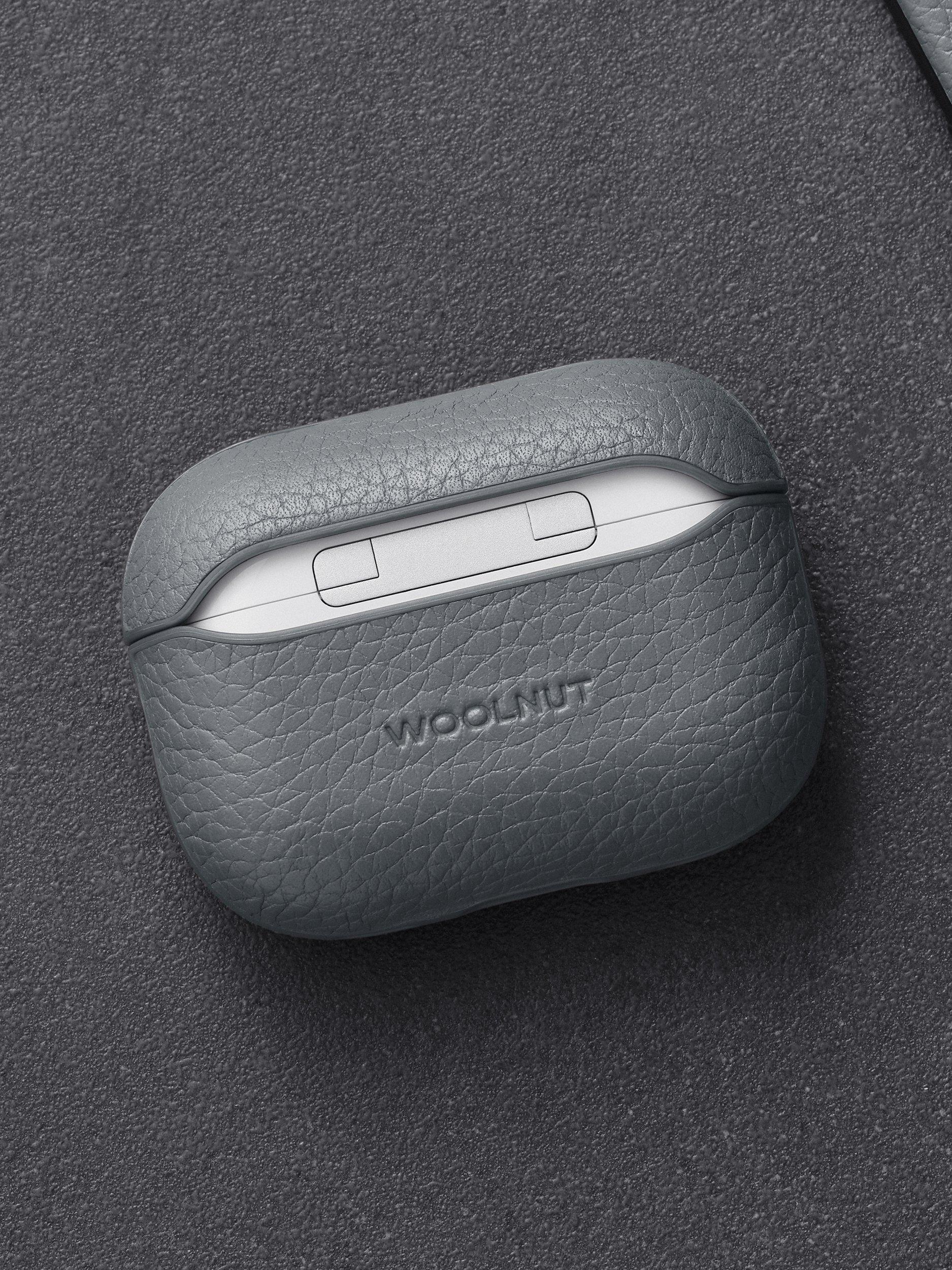 WOOLNUT Lederhülle für AirPods Pro 2. Generation - Britisches Produkt