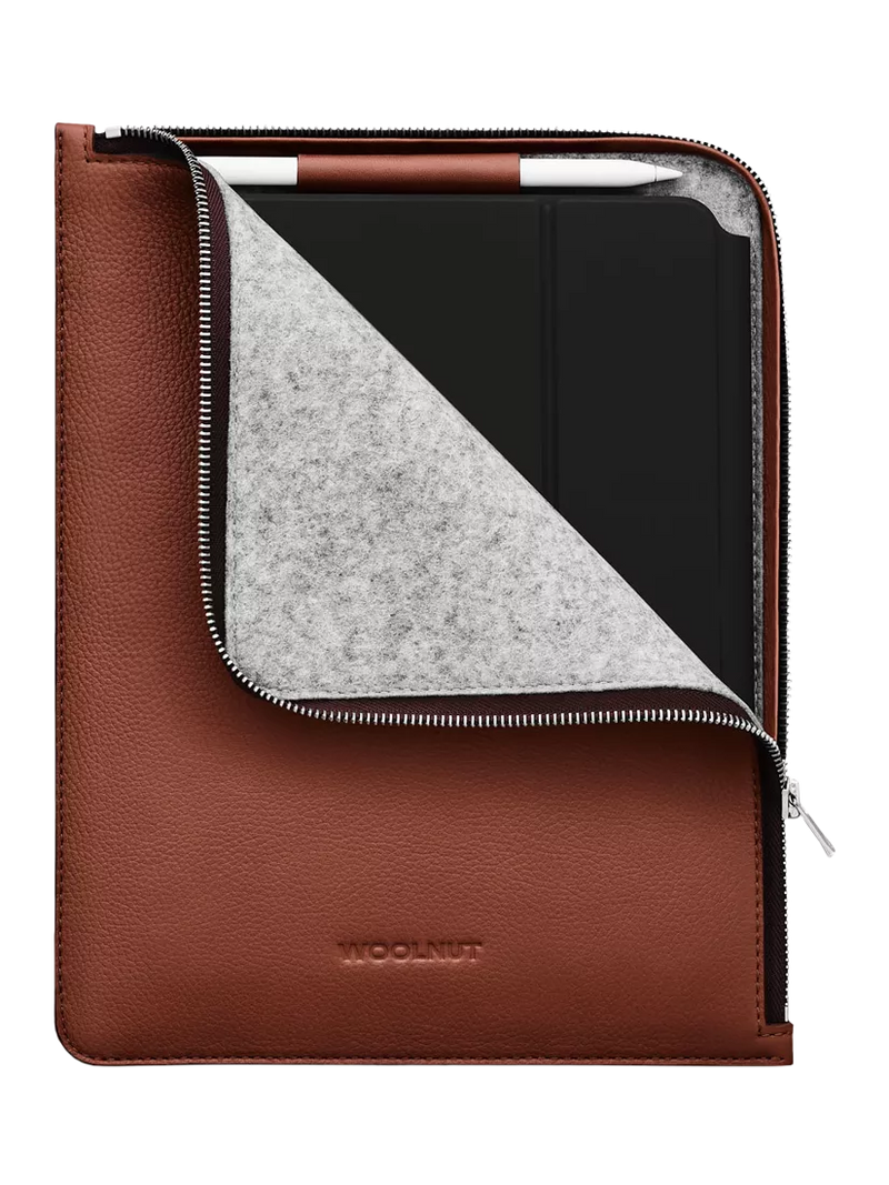 WOOLNUT Lederhülle für 11-Zoll-iPad - Britisches Produkt